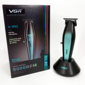 Машинка для стрижки волосся з потужним мотором XPRO VGR V-992 GREEN з насадками 1-2-3 мм. Зображення №17