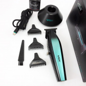 Машинка для стрижки волосся з потужним мотором XPRO VGR V-992 GREEN з насадками 1-2-3 мм. Зображення №20