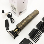 Машинка для стрижки волосся Vintage T9-1 BRONZE 4 насадки. Зображення №5 Машинка для стрижки волосся Vintage T9-1 BRONZE 4 насадки. Зображення №5