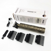 Машинка для стрижки волосся Vintage T9-1 BRONZE 4 насадки. Зображення №12 Машинка для стрижки волосся Vintage T9-1 BRONZE 4 насадки. Зображення №12