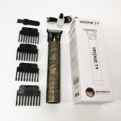 Машинка для стрижки волосся Vintage T9-1 BRONZE 4 насадки. Зображення №13 Машинка для стрижки волосся Vintage T9-1 BRONZE 4 насадки. Зображення №13