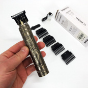 Машинка для стрижки волосся Vintage T9-1 BRONZE 4 насадки. Зображення №15 Машинка для стрижки волосся Vintage T9-1 BRONZE 4 насадки. Зображення №15