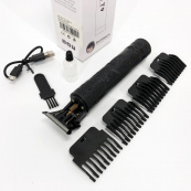 Машинка для стрижки волосся Vintage T9-2 BLACK 4 насадки. Зображення №4