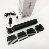 Машинка для стрижки волосся Vintage T9-2 BLACK 4 насадки. Зображення №5