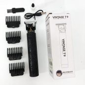 Машинка для стрижки волосся Vintage T9-2 BLACK 4 насадки. Зображення №13