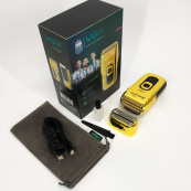 Электробритва шейвер с дисплеем VGR V-332. Цвет: золотой. Изображение №9