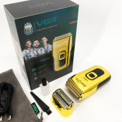 Электробритва шейвер с дисплеем VGR V-332. Цвет: золотой. Изображение №10