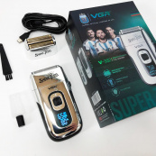 Электробритва шейвер с дисплеем VGR V-332. Цвет: серебряный. Изображение №2 Электробритва шейвер с дисплеем VGR V-332. Цвет: серебряный. Изображение №2