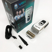 Электробритва шейвер с дисплеем VGR V-332. Цвет: серебряный. Изображение №4 Электробритва шейвер с дисплеем VGR V-332. Цвет: серебряный. Изображение №4