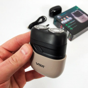 Електробритва VGR V-345. Колір: бежевий. Зображення №10