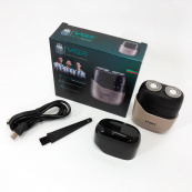 Електробритва VGR V-345. Колір: бежевий. Зображення №16