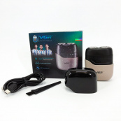 Електробритва VGR V-345. Колір: бежевий. Зображення №17