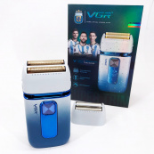 Електробритва-шейвер VGR V-362 чоловіча професійна для сухого гоління з тримером. Колір: білий. Зображення №4
