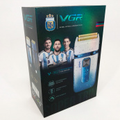 Електробритва-шейвер VGR V-362 чоловіча професійна для сухого гоління з тримером. Колір: білий. Зображення №5