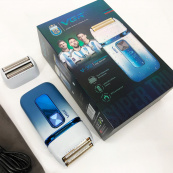 Електробритва-шейвер VGR V-362 чоловіча професійна для сухого гоління з тримером. Колір: білий. Зображення №16