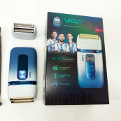 Електробритва-шейвер VGR V-362 чоловіча професійна для сухого гоління з тримером. Колір: білий. Зображення №19