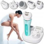 Епілятор VGR 5 в 1 V-751, 5 насадок. Колір: зелений. Зображення №5