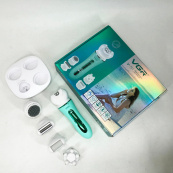 Епілятор VGR 5 в 1 V-751, 5 насадок. Колір: зелений. Зображення №12