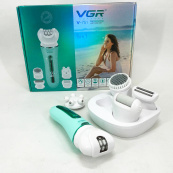 Епілятор VGR 5 в 1 V-751, 5 насадок. Колір: зелений. Зображення №13