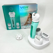 Епілятор VGR 5 в 1 V-751, 5 насадок. Колір: зелений. Зображення №15