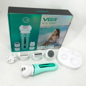 Епілятор VGR 5 в 1 V-751, 5 насадок. Колір: зелений. Зображення №22