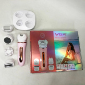 Эпилятор VGR 5 в 1 V-751, 5 насадок. Цвет: розовый. Изображение №8