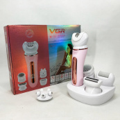 Эпилятор VGR 5 в 1 V-751, 5 насадок. Цвет: розовый. Изображение №16