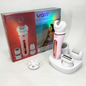 Эпилятор VGR 5 в 1 V-751, 5 насадок. Цвет: розовый. Изображение №17