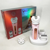 Эпилятор VGR 5 в 1 V-751, 5 насадок. Цвет: розовый. Изображение №19