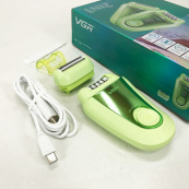 Эпилятор VGR 2 в 1 V-758. Цвет: зеленый. Изображение №7