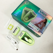 Эпилятор VGR 2 в 1 V-758. Цвет: зеленый. Изображение №9