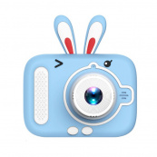 Дитячий цифровий фотоапарат X900 Rabbit Колір: блакитний. Зображення №3 Дитячий цифровий фотоапарат X900 Rabbit Колір: блакитний. Зображення №3