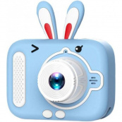 Дитячий цифровий фотоапарат X900 Rabbit Колір: блакитний. Зображення №4 Дитячий цифровий фотоапарат X900 Rabbit Колір: блакитний. Зображення №4