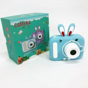 Дитячий цифровий фотоапарат X900 Rabbit Колір: блакитний. Зображення №7 Дитячий цифровий фотоапарат X900 Rabbit Колір: блакитний. Зображення №7
