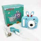 Дитячий цифровий фотоапарат X900 Rabbit Колір: блакитний. Зображення №14 Дитячий цифровий фотоапарат X900 Rabbit Колір: блакитний. Зображення №14