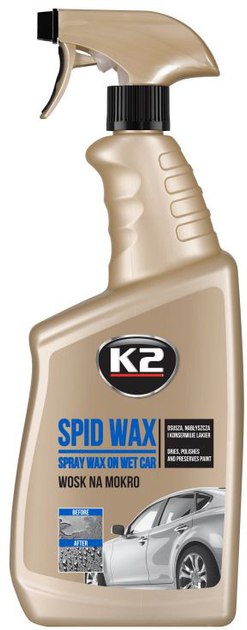 Поліроль воскова для кузова K2 SPID WAX на мокро 750 мл Поліроль воскова для кузова K2 SPID WAX на мокро 750 мл