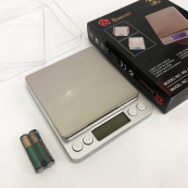 Ваги ювелірні Domotec MS-1729B електронні з 2-ма чашами 0,01-500 гр, Кишенькові ваги для золота. Зображення №2