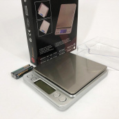 Ваги ювелірні Domotec MS-1729B електронні з 2-ма чашами 0,01-500 гр, Кишенькові ваги для золота. Зображення №6