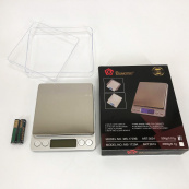 Ваги ювелірні Domotec MS-1729B електронні з 2-ма чашами 0,01-500 гр, Кишенькові ваги для золота. Зображення №9