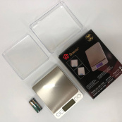 Ваги ювелірні Domotec MS-1729B електронні з 2-ма чашами 0,01-500 гр, Кишенькові ваги для золота. Зображення №11