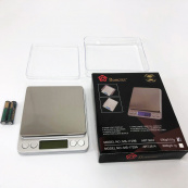 Ваги ювелірні Domotec MS-1729B електронні з 2-ма чашами 0,01-500 гр, Кишенькові ваги для золота. Зображення №12