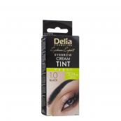 Крем-фарба для брів з олією аргани Delia cosmetics Color Cream без аміаку, 1.0 Чорна. Зображення №3