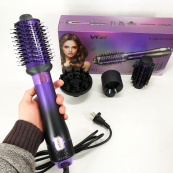 Фен-щітка стайлер VGR V-484 4 в 1. Колір: фіолетовий. Зображення №5