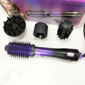 Фен-щітка стайлер VGR V-484 4 в 1. Колір: фіолетовий. Зображення №7