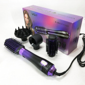 Фен-щітка стайлер VGR V-484 4 в 1. Колір: фіолетовий. Зображення №9