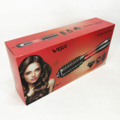 Фен-щітка стайлер VGR V-484 4 в 1. Колір: червоний. Зображення №15