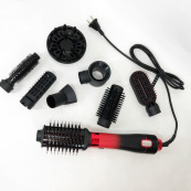 Фен-щітка стайлер VGR V-484 4 в 1. Колір: червоний. Зображення №20