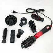 Фен-щітка стайлер VGR V-484 4 в 1. Колір: червоний. Зображення №21