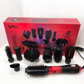 Фен-щітка стайлер VGR V-484 4 в 1. Колір: червоний. Зображення №22