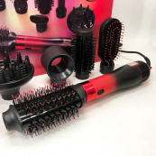 Фен-щітка стайлер VGR V-484 4 в 1. Колір: червоний. Зображення №23